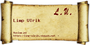 Limp Ulrik névjegykártya